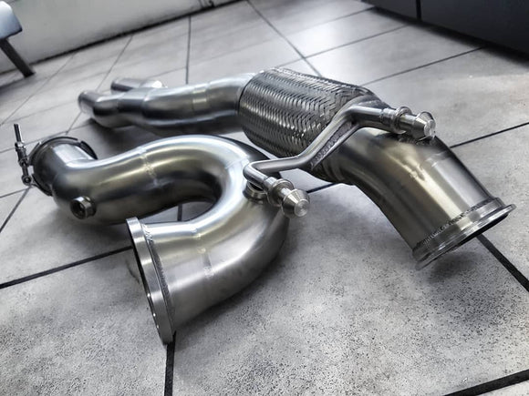 Rogue Performance Downpipe - AUDI RS3 8V Pre-facelift with OBD fault delete dongle